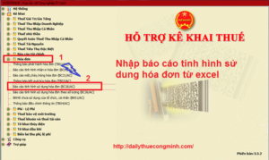 Cách đổi Excell thành file XML nhanh để nộp tờ khai 03DL-HĐĐT Phụ lục 1A